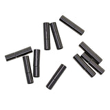 Maxbell 10 Set 3mm Glue In Bayonet Push Tube Clasp Leather Cord End Kumihimo Connector Jewelry Making Findings