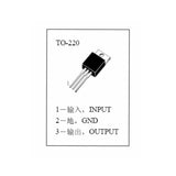 Maxbell 10 pieces TO-220 IC Terminals Voltage Regulator Spannungsregler L7809 Output DC9V 1.5A