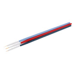 Maxbell 3 Pieces Nail Art Liner Brush UV Gel Painting Nail Design Pen Set Durable Wood Handle