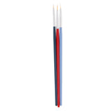 Maxbell 3 Pieces Nail Art Liner Brush UV Gel Painting Nail Design Pen Set Durable Wood Handle