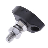Maxbell 6mm Black Junction Block Power Post Insulated Terminal Stud for Boat Marine