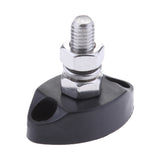 Maxbell 6mm Black Junction Block Power Post Insulated Terminal Stud for Boat Marine