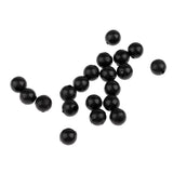 Maxbell 20pcs 8mm Rubber Fishing Beads Lure Carp Fishing Beads Kit Terminal Tackle Suitable for Stream, Lake, River Fishing