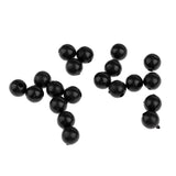 Maxbell 20pcs 8mm Rubber Fishing Beads Lure Carp Fishing Beads Kit Terminal Tackle Suitable for Stream, Lake, River Fishing