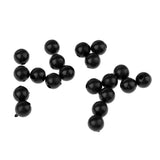 Maxbell 20pcs 8mm Rubber Fishing Beads Lure Carp Fishing Beads Kit Terminal Tackle Suitable for Stream, Lake, River Fishing