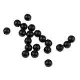 Maxbell 20pcs 8mm Rubber Fishing Beads Lure Carp Fishing Beads Kit Terminal Tackle Suitable for Stream, Lake, River Fishing