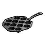 Maxbell Cast Iron Takoyaki Octopus Balls Pan 12 Molds Kitchen BBQ Non-stick Cookware