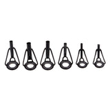 Maxbell 40Pcs/lot Fishing Rod Guides Set Tips Repair Kit DIY Rod Building Eye Rings