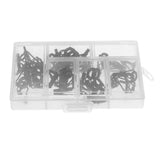 Maxbell 40Pcs/lot Fishing Rod Guides Set Tips Repair Kit DIY Rod Building Eye Rings