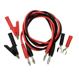 Maxbell Multimeter Test Leads Kit, Test Probes Cable + Alligator Clips + Spade Lugs