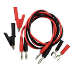 Maxbell Multimeter Test Leads Kit, Test Probes Cable + Alligator Clips + Spade Lugs