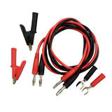 Maxbell Multimeter Test Leads Kit, Test Probes Cable + Alligator Clips + Spade Lugs