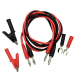 Maxbell Multimeter Test Leads Kit, Test Probes Cable + Alligator Clips + Spade Lugs