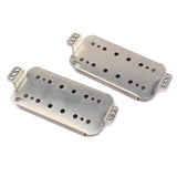 Maxbell Pack of 2 Cupronickel Humbucker Double Coil Pickup Baseplate Base N+B for Electric Guitar Replacement Parts