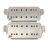 Maxbell Pack of 2 Cupronickel Humbucker Double Coil Pickup Baseplate Base N+B for Electric Guitar Replacement Parts