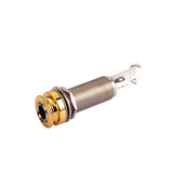 Maxbell Bass Guitar End Pin Output Jack 1/4'' Stereo Jack Socket for Acoustic Electric Guitar