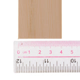 Maxbell 20 Pieces MDF Unfinished Wood Wooden Pieces Blank Plaque for DIY Crafts Model Building 50x40x6mm