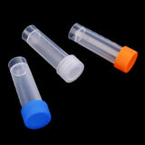 Maxbell 6 Pieces Clear Plastic Needle Storage Tubes with Cap Sewing Needle Container