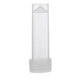 Maxbell 6 Pieces Clear Plastic Needle Storage Tubes with Cap Sewing Needle Container