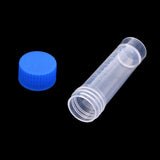 Maxbell 6 Pieces Clear Plastic Needle Storage Tubes with Cap Sewing Needle Container