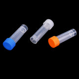 Maxbell 6 Pieces Clear Plastic Needle Storage Tubes with Cap Sewing Needle Container