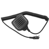 Maxbell Two Way Radio Waterproof Remote Speaker Microphone Black with 3.5mm Jack
