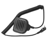 Maxbell Two Way Radio Waterproof Remote Speaker Microphone Black with 3.5mm Jack