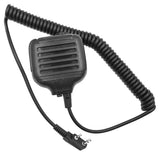 Maxbell Two Way Radio Waterproof Remote Speaker Microphone Black with 3.5mm Jack