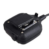 Maxbell Two Way Radio Waterproof Remote Speaker Microphone Black with 3.5mm Jack