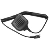 Maxbell Two Way Radio Waterproof Remote Speaker Microphone Black with 3.5mm Jack