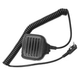 Maxbell Two Way Radio Waterproof Remote Speaker Microphone Black with 3.5mm Jack