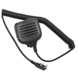 Maxbell Two Way Radio Waterproof Remote Speaker Microphone Black with 3.5mm Jack