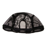 Maxbell Elastic Wig Caps, Black Hair Wig Weaving Stretchable Net Mesh Cap, Elastic Snood Caps