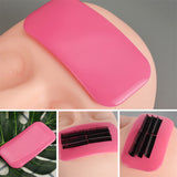 Maxbell Eyelash Extension Loose Lash Glue Stand Holder Pink Silicone Pad Extensions