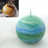 Maxbell Round Sphere Candle Mold Soap Mould for Handmade DIY Candle Making 30mm