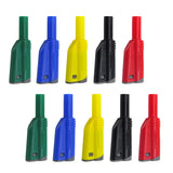 Maxbell 5 Pairs 4mm Stackable Insulated Safety Banana Plug Multimeter Connector 5 Colors