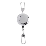 Maxbell Fly Fishing Retractable Zinger Reel Cord Retractor Fishing Tools Key Chain