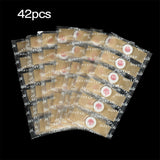 Maxbell Toes Pads Corrector/Straightener for Curled - Corns, Calluses Remover - Gel Support Cushion 42pcs