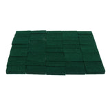 Maxbell 50 Pieces Upright Piano Damper Felt Set Keyboard Instrument Parts for Piano Green 1.10x0.39x0.28inch