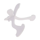 Maxbell Exquisite Ukulele Violin Display Soft Rubber Covering Stand Holder Hangers for Exhibition Music Store Home