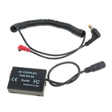 Maxbell DR-E8 DC Coupler for Canon 550D 600D 650D 700D LC-E8P01 Power Battery Pack AC Adapter Charging Kit