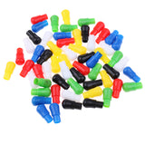 Maxbell 60pcs 23mm Mixed Color Replacement Plastic Pegs for Traditional Family Game Hexagon Wooden Chinese Checkers