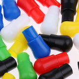 Maxbell 60pcs 23mm Mixed Color Replacement Plastic Pegs for Traditional Family Game Hexagon Wooden Chinese Checkers