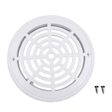 Maxbell White Main Drain Suction Cover Plate For In-Ground Swimming Pools