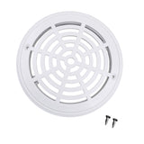 Maxbell White Main Drain Suction Cover Plate For In-Ground Swimming Pools