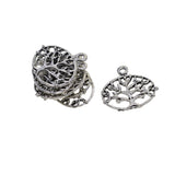 Maxbell Pack of 30 Tree of Life Charms Pendants 24mm x25mm Oval Shapes DIY Antique Silver Charms Pendant for Crafting Bracelet Necklace Jewelry Findings Jewelry Making Accessories