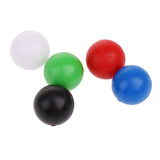 Maxbell 60pcs Plastic 1cm Diameter Round Balls for Wooden Connecting Four Balls in A Line Family Game