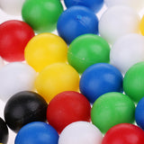 Maxbell 60pcs Plastic 1cm Diameter Round Balls for Wooden Connecting Four Balls in A Line Family Game