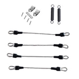 Maxbell 1/10 Scale RC Rock Crawler Steel Rope for Axial SCX10 RC4WD Front Body Shell