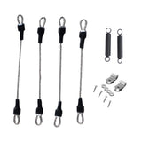 Maxbell 1/10 Scale RC Rock Crawler Steel Rope for Axial SCX10 RC4WD Front Body Shell